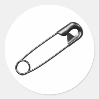 Stämplingsfack för säkerhetspapper stor runt klistermärke