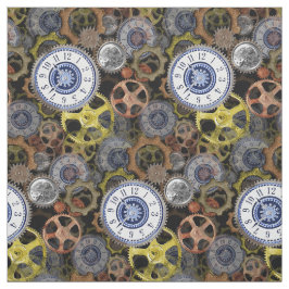Stampunk hjul-kuggar ur ansikte mönster tyg