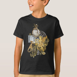 Stampunk-textskjorta T Shirt