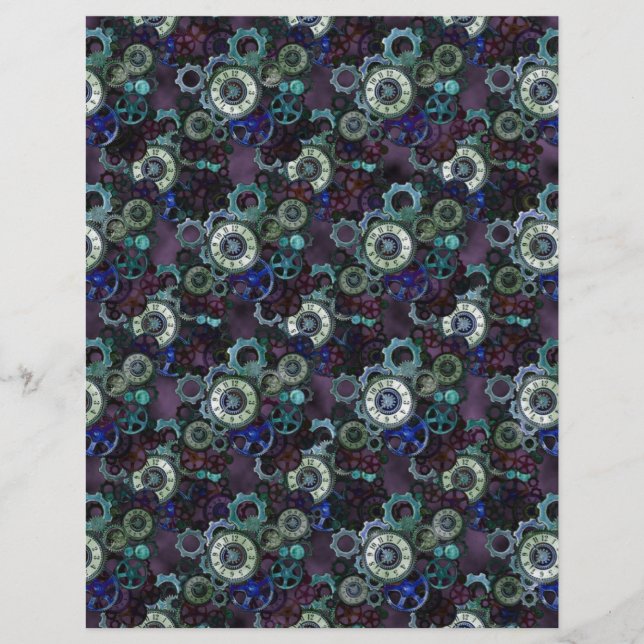 Stampunkdelar - lila tryckt av LeahG (Framsida)