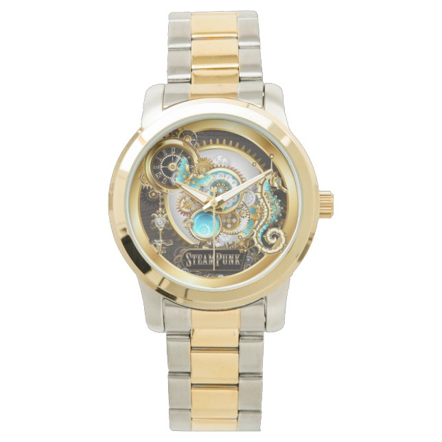 Stampunkkoger och sjömansdräkt armbandsur (Framsida)