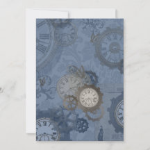 Stampunks blå utskrift