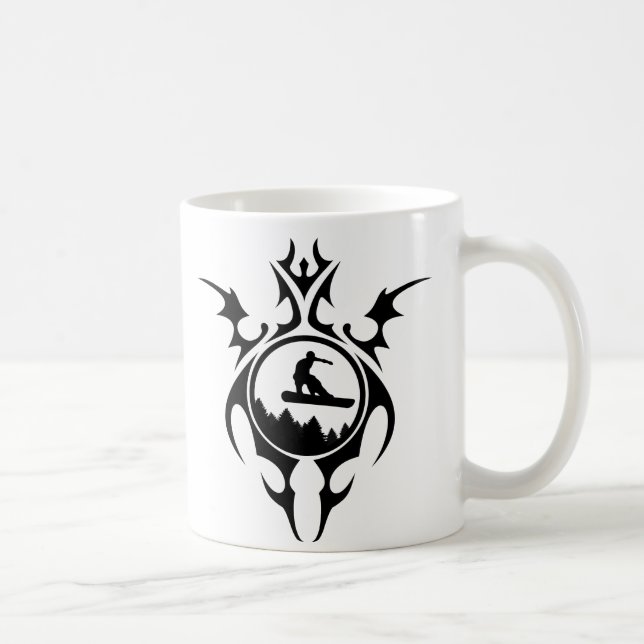 stamsnowboard kaffemugg (Höger)