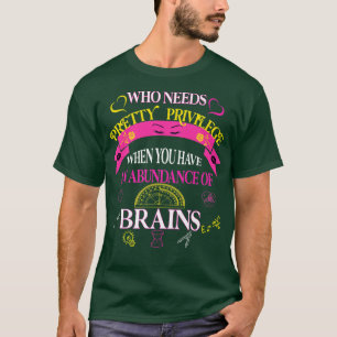 Stamstift tonåring kvinnor matvetenskap t shirt