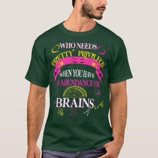 Stamstift tonåring kvinnor matvetenskap t shirt