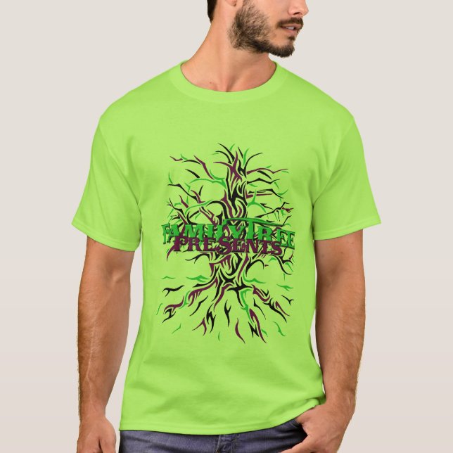 Stamträd framlägger logotypdräkt tee shirt (Framsida)