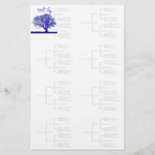 Stamträdsamling Brevpapper