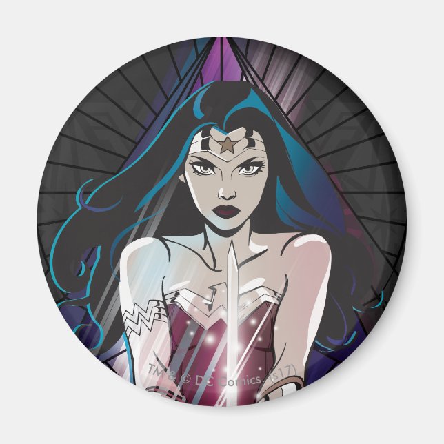  stamtriangel för kvinnor magnet (Framsidan)