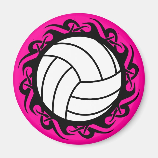 stamvolleyboll magnet (Framsidan)