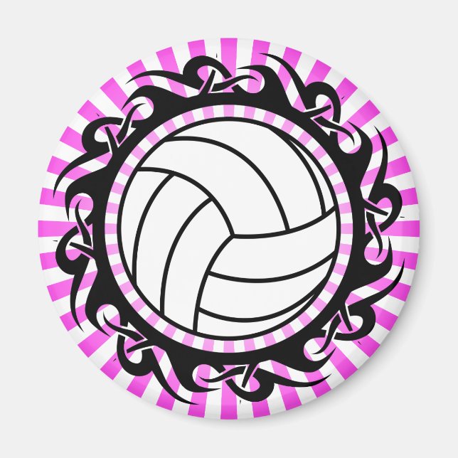 stamvolleyboll magnet (Framsidan)