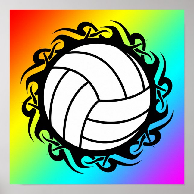 stamvolleyboll poster (Framsidan)