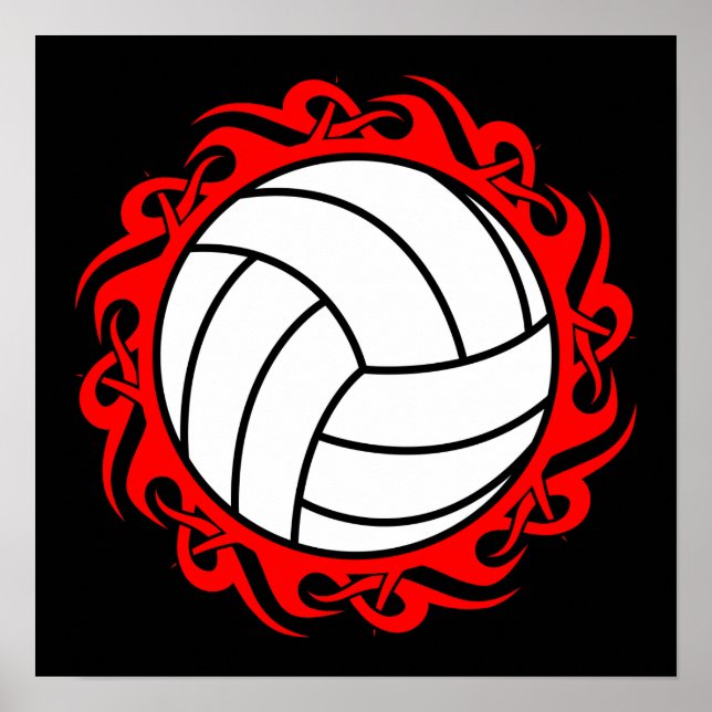 stamvolleyboll poster (Framsidan)