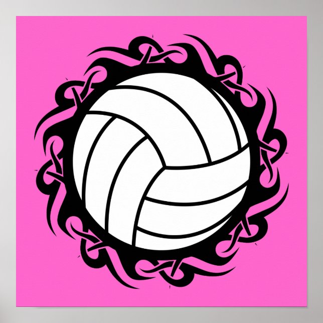 stamvolleyboll poster (Framsidan)