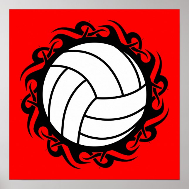 stamvolleyboll poster (Framsidan)