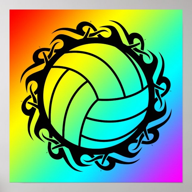 stamvolleyboll poster (Framsidan)