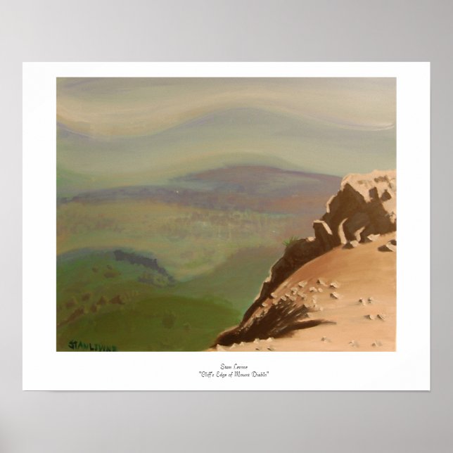 Stan Levine's Cliff's Kant of Mt. Diablo Print Poster (Framsidan)