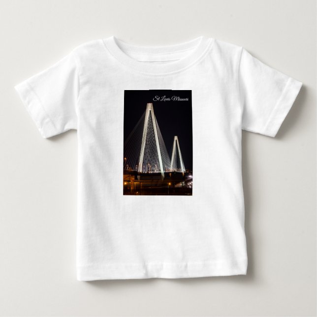 Stan Musial Veterans Bridge T Shirt (Framsida)