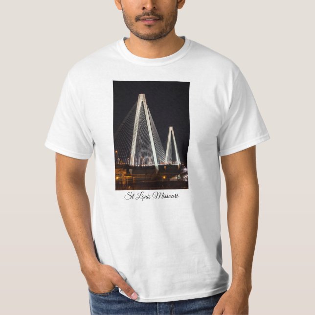 Stan Musial Veterans Bridge T Shirt (Framsida)