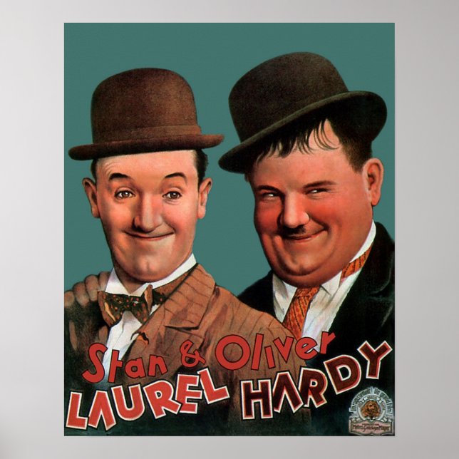 STAN OLIVER Laurel och Hardy Movie Poster (Framsidan)