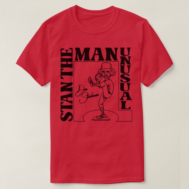 Stan the Man Unusual T Shirt (Design framsida)