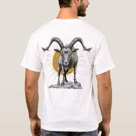 Stance of the Goat – Bold Artistic Animal Illustra T Shirt