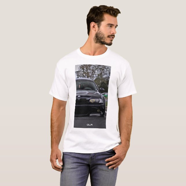 Stanced E46 M3 Tee Shirt (Hel framsida)