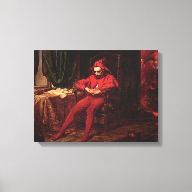 Stańczyk av Jan Matejko Canvastryck (Framsida)