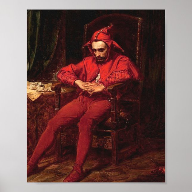 Stańczyk av Jan Matejko Poster (Framsidan)