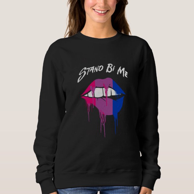 Stand Bi Me Bisexual LGBTQ Bi Pride LGBT Couples S T Shirt (Framsida)