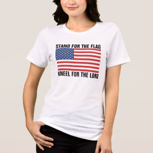 STAND FÖR FLAGGA, KUNL FÖR KOR T-SHIRTS