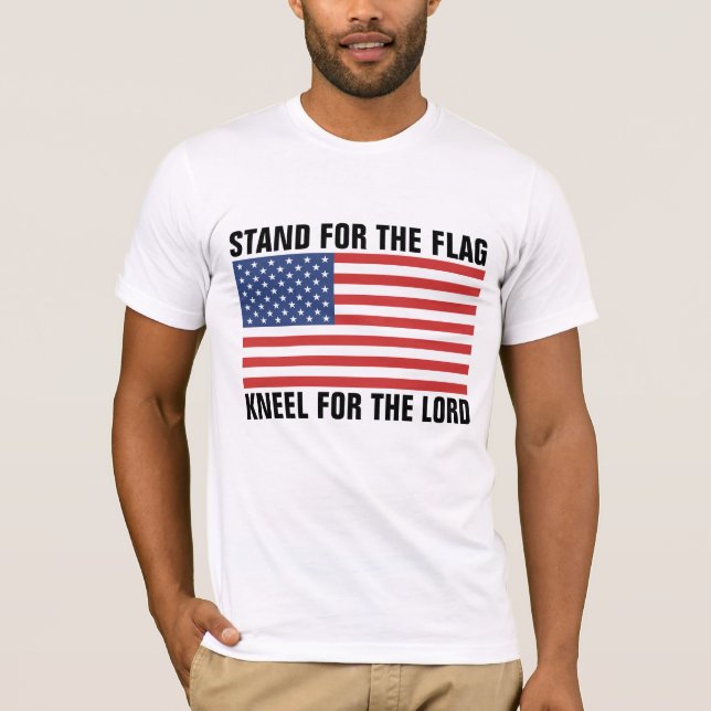 STAND FÖR FLAGGA, KUNL FÖR LORD T-SHIRTS (Framsida)