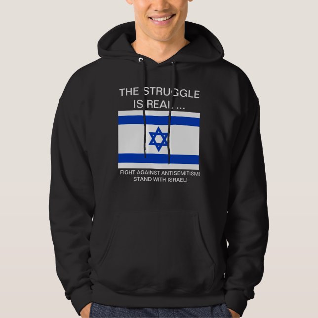 STAND MED ISRAEL SWEATSHIRT (Framsida)