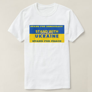 STAND MED UKRAINA - SÄG NEJ TILL KRIG T-Shirt