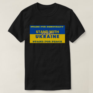 STAND MED UKRAINA - SÄG NEJ TILL KRIG T-Shirt