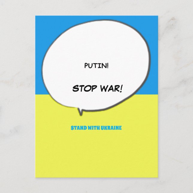 STAND MED UKRAINA VYKORT (Framsida)