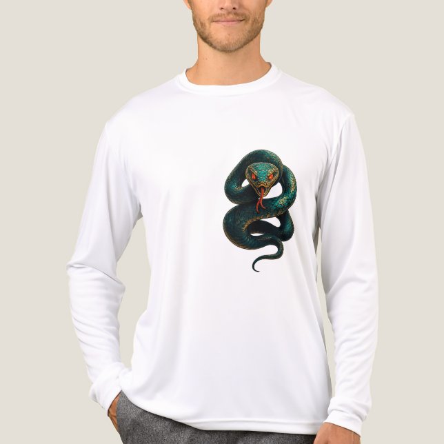 stand Tall - Coiled Cobra Manar's Tee (Emerald, Gu (Framsida)