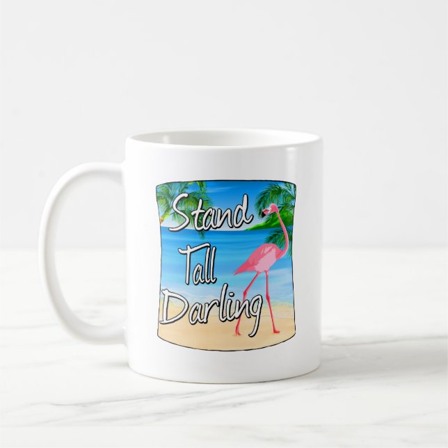 stand Tall Darling Flamingo Kaffemugg (Vänster)