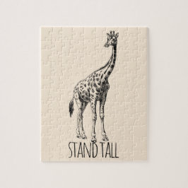 Stand Tall Graceful Giraffe Pussel