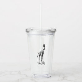 Stand Tall Graceful Giraffe Take Away Mugg