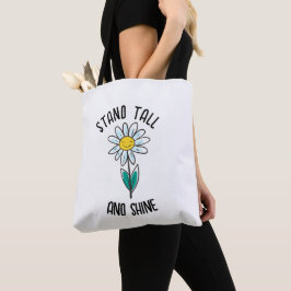 STAND TALL OCH SHINE DAISY TOTE BAG TYGKASSE