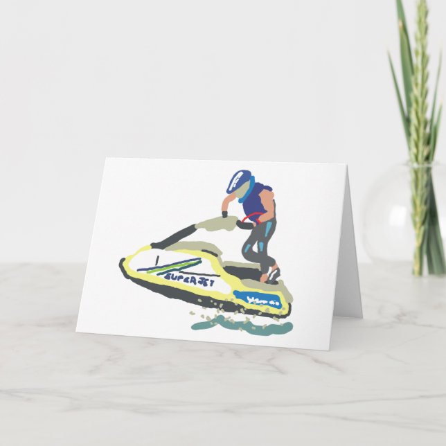 Stand Up Jet Ski SuperJet Kort (Framsida)