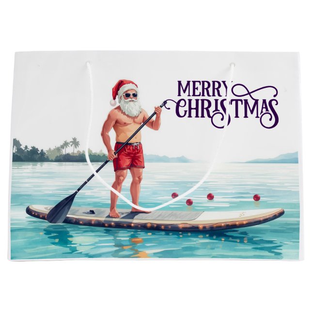 Stand-Up Paddle Santa — Coastal Christmas Holiday (Framsidan)