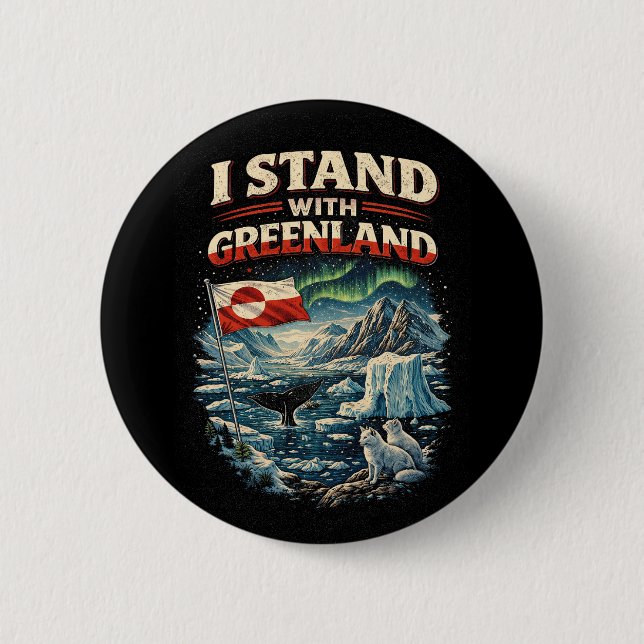Stand with Greenland Knapp (Framsida)
