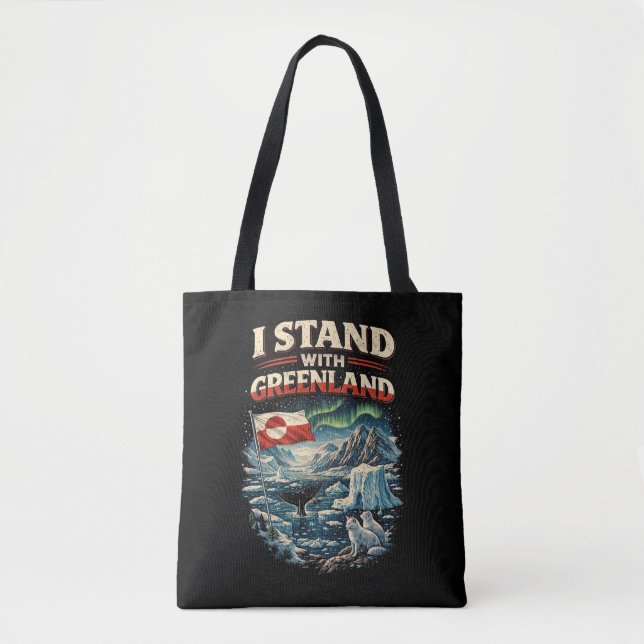 Stand with Greenland Tygkasse (Framsida)