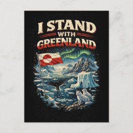 Stand with Greenland Vykort