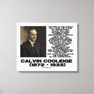 Ståndaktighetbeslutsamhet allsmäktiga Coolidge Canvastryck