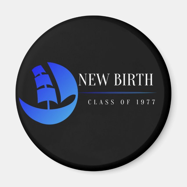 Standard, 2 fjärdedels cirkelmagnet magnet (Framsidan)