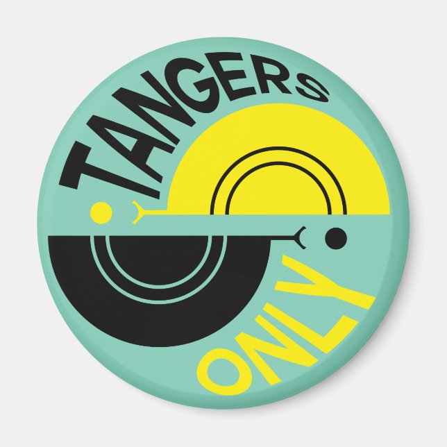 Standard, 2 fjärdedels cirkelmagnet magnet (Framsidan)