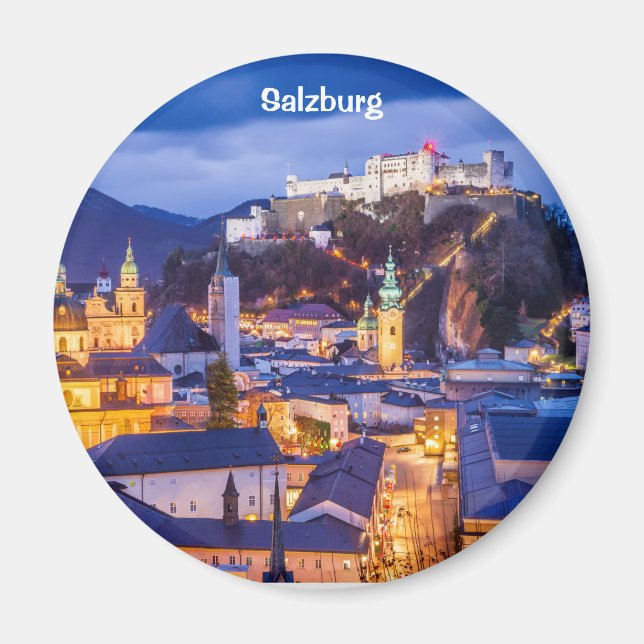 Standard, 2 fjärdedels Pil Magnet Salzburg (Framsidan)