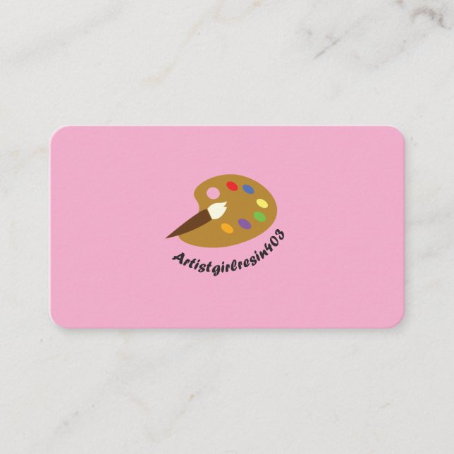 Standard, 3,5 tum x 2,0 tum Affärskort Visitkort (Framsida)